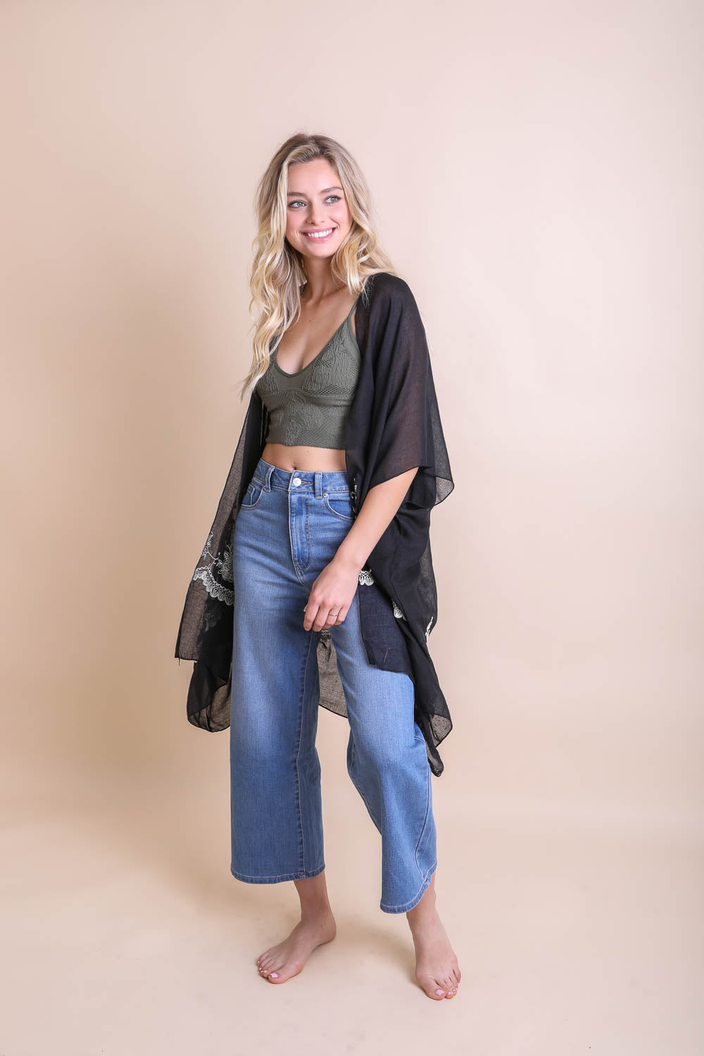 Breezy Floral Kimono