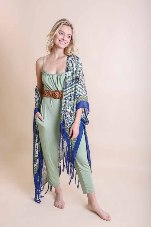 Diamond Tassel Kimono
