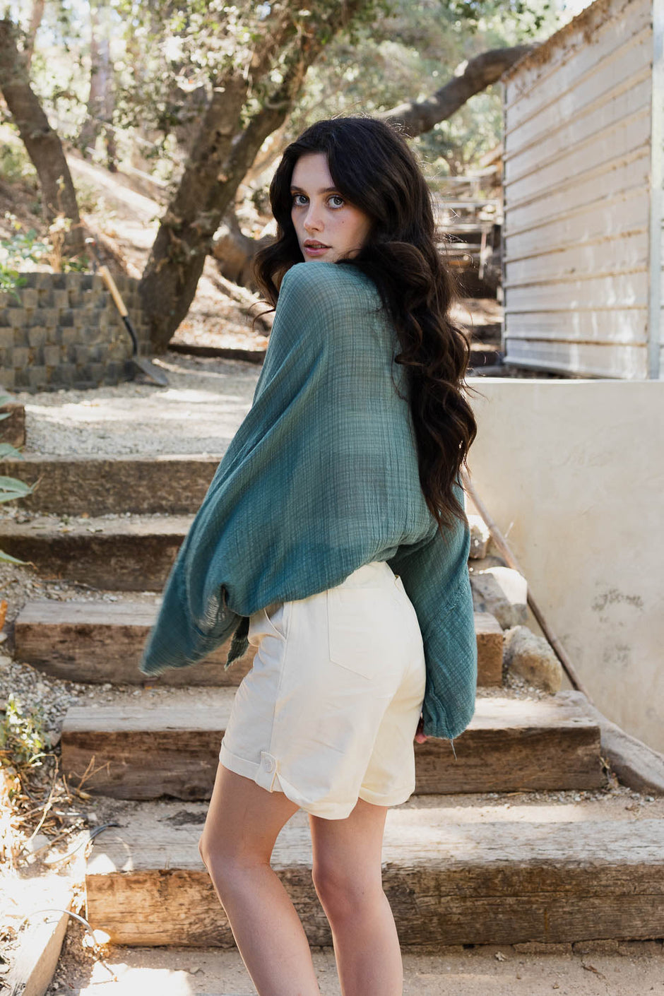 Flounce Kimono Wrap