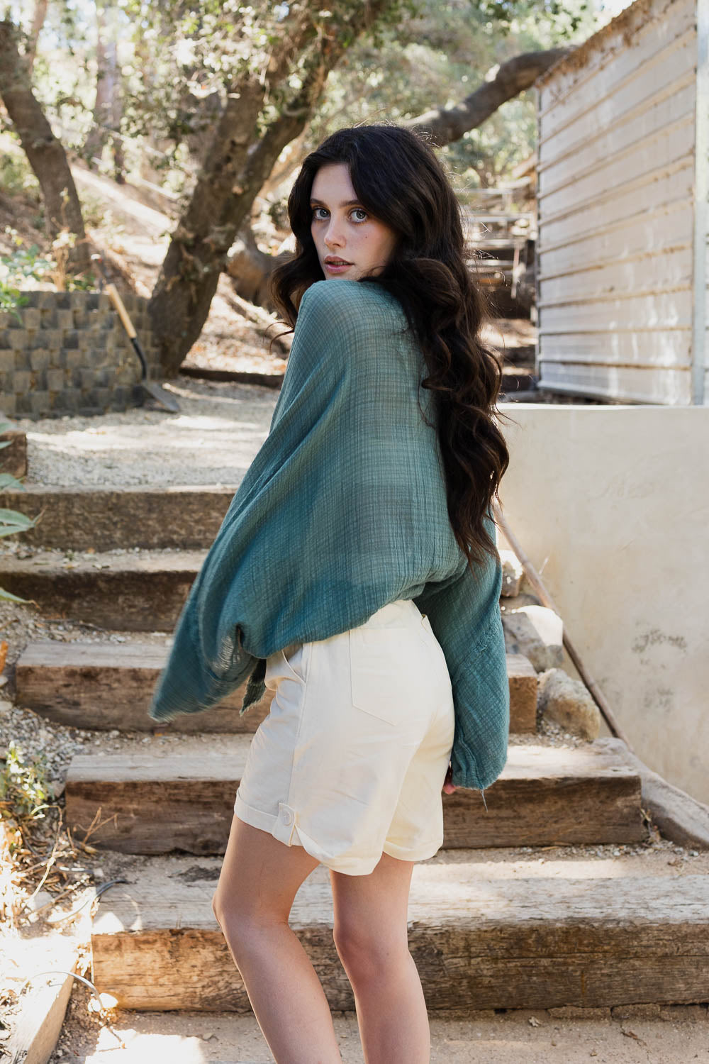 Flounce Kimono Wrap