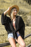 Flounce Kimono Wrap