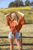 Flounce Kimono Wrap