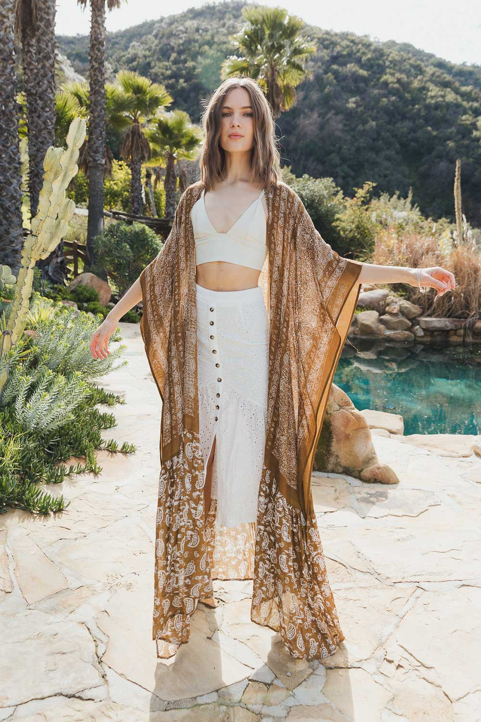 Kimonos de cachemira.