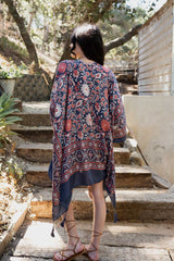 Kimono en tapisserie d'inspiration marocaine