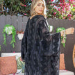 Women Sheer Knit Open Front Long Cardigan Lightweight Cover Up