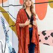 Women Sheer Knit Open Front Long Cardigan Lightweight Cover Up