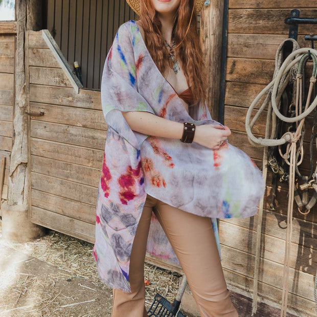 Cache-maillots Tie Dye.