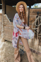 Daydream Tie Dye Cover Up Kimono