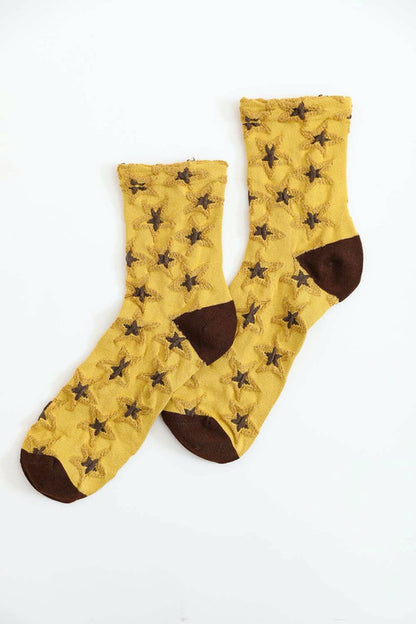 Eco-Friendly Star Design Socks.