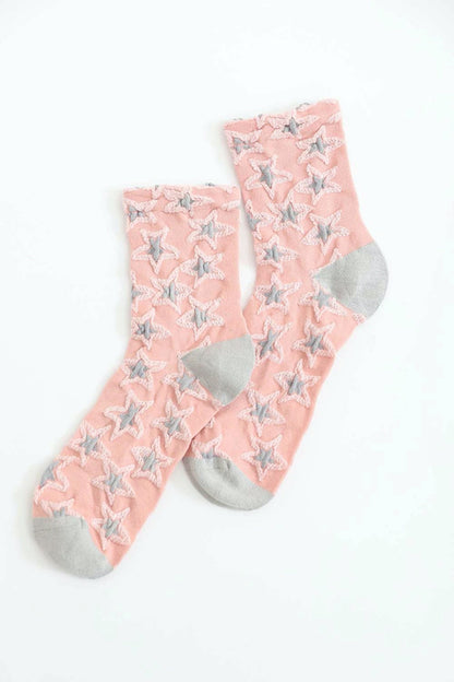 Eco-Friendly Star Design Socks.