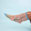Multicolor Knit Long Socks Stretch Comfortable Casual Wear