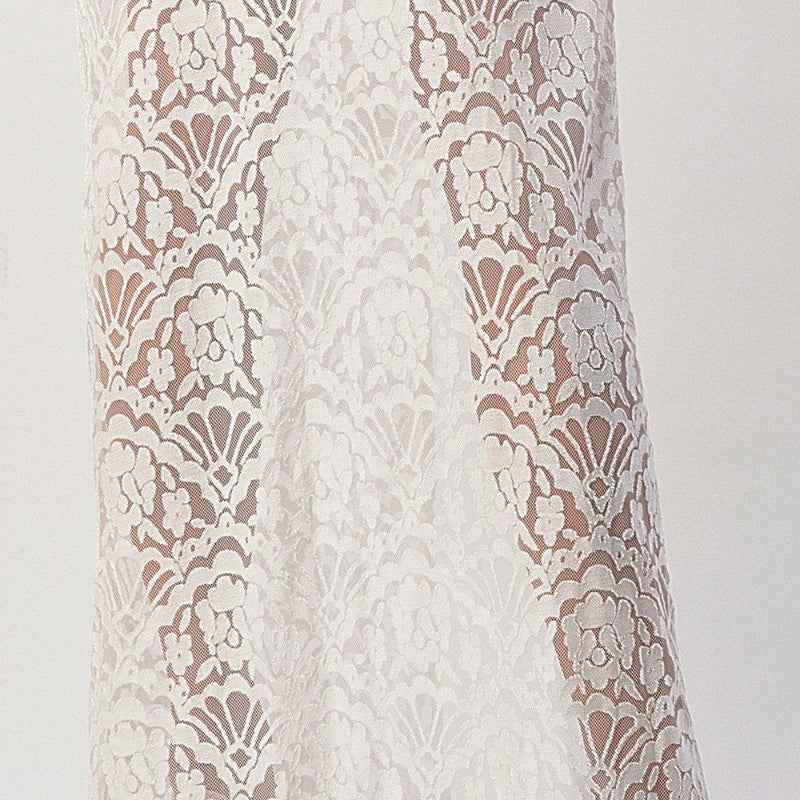 Women Lace Maxi Dress Side Slit Elegant Party Wear