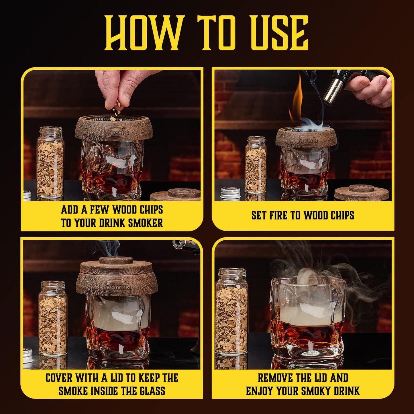 Smoked Whiskey Gift Set