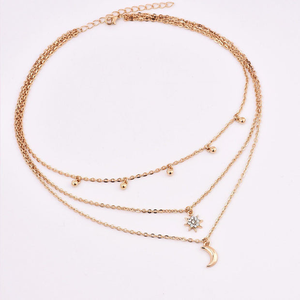 Moon Star Necklace