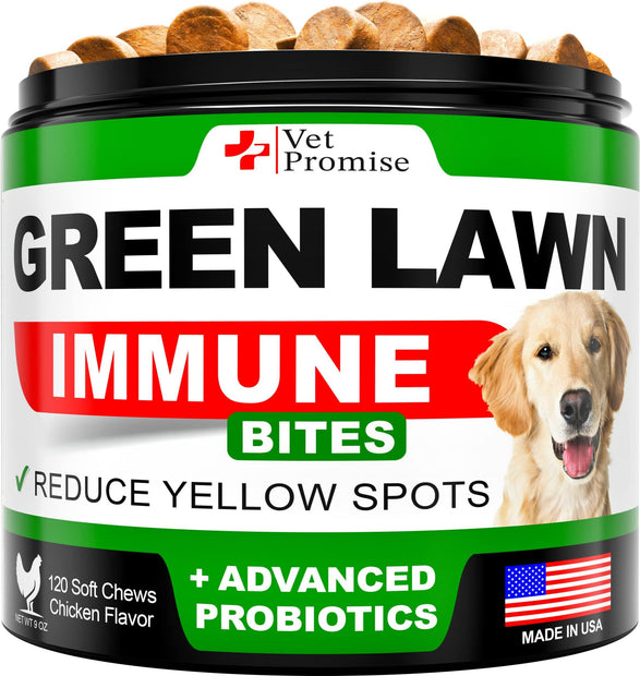 Masticables neutralizadores de quemaduras de césped para perros, 120 unidades