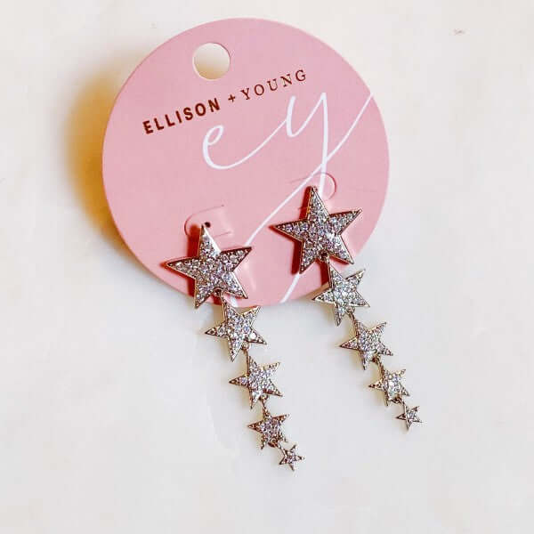 Five Stars Dangle Earrings