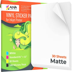 Printable Vinyl Sticker Paper  Waterproof Decal Paper for Inkjet