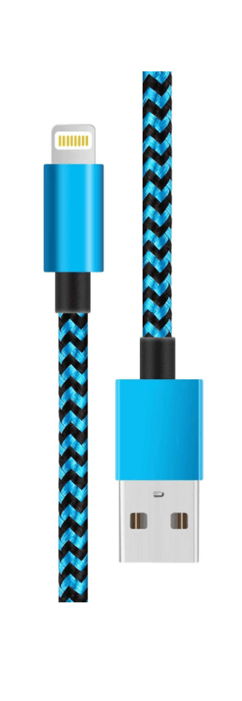 2-Pack iPhone Charger Nylon Braided Fast Charging (3 Ft)