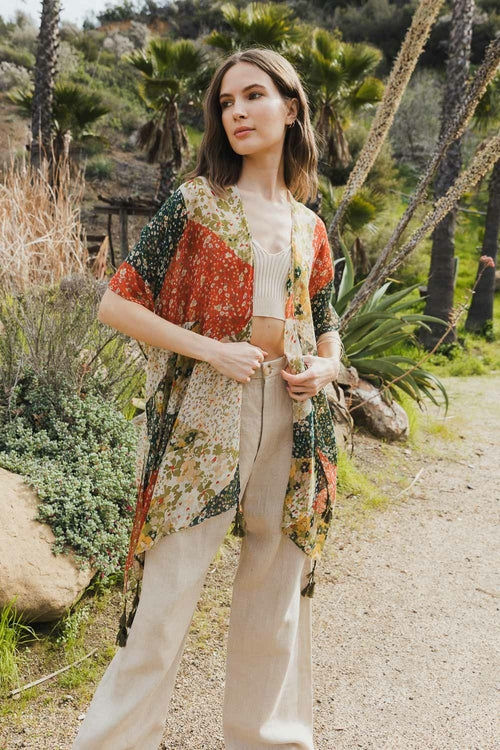 Allover Floral Kimono