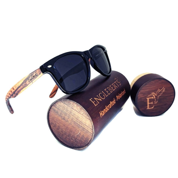 Zebrawood Stars & Bars Sunglasses