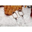 Boucles d'oreilles pendantes en quartz