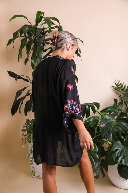 Kimonos florales ligeros.