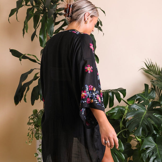 Kimonos florales ligeros.