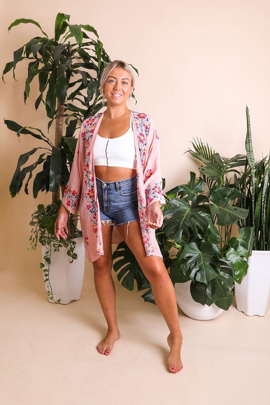 Floral Kimono