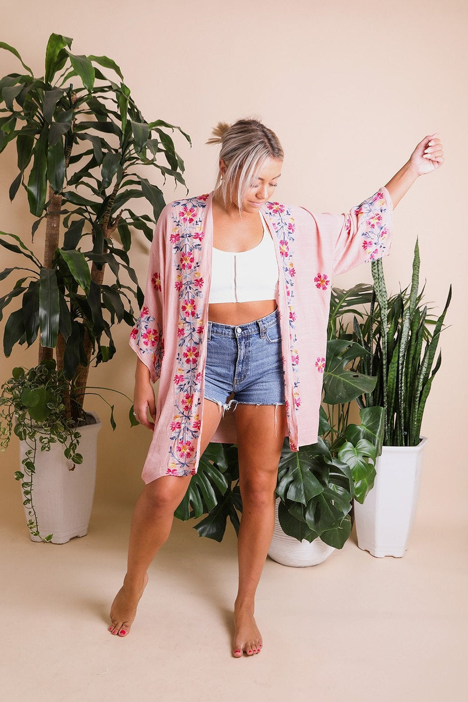 Floral Kimono