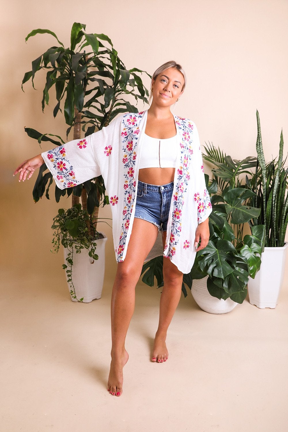Floral Kimono