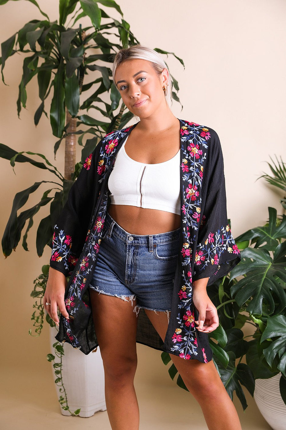 Floral Kimono