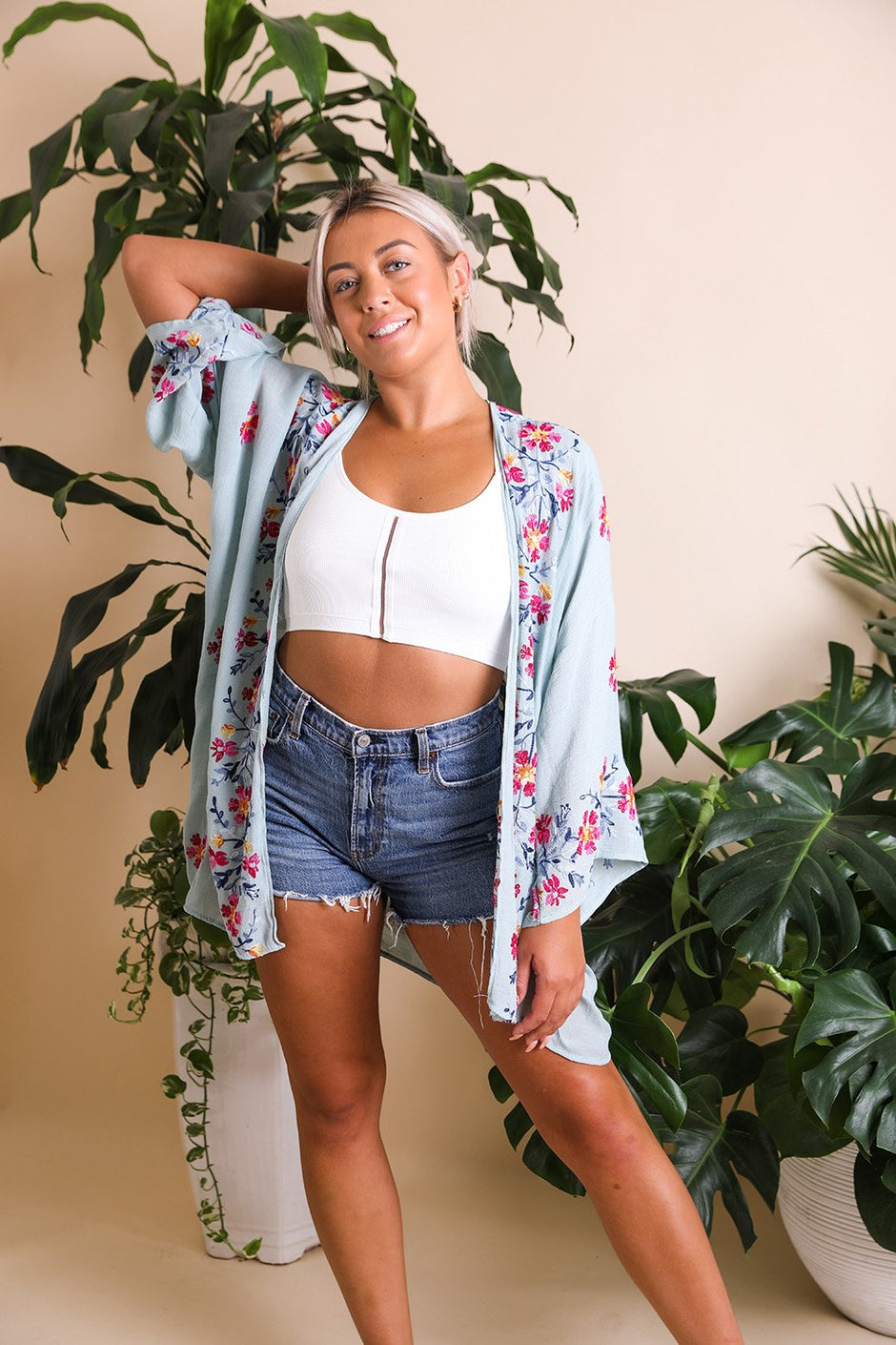 Floral Kimono