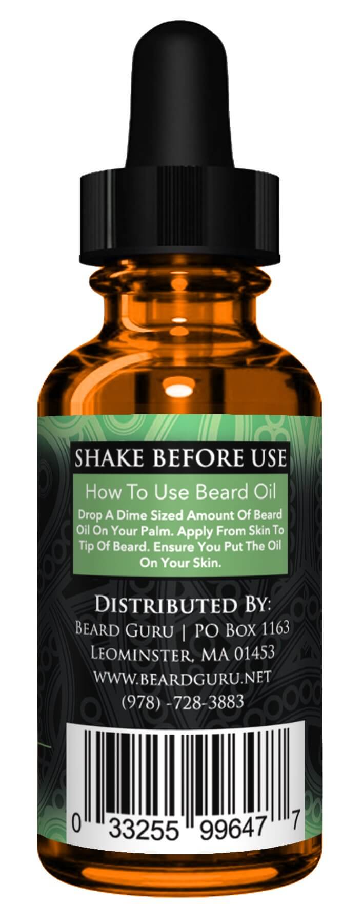 Huiles à barbe à la fleur de pommier de qualité supérieure Beard Guru 1 oz