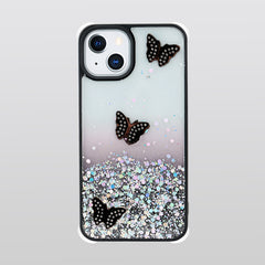 KIKO Glitter Jewel Diamond Armor Bumper Phone Case for Apple iPhone 13