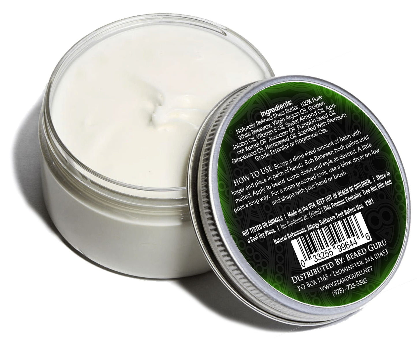 Beard Guru Premium  Apple Blossom Beard Balms 2 oz