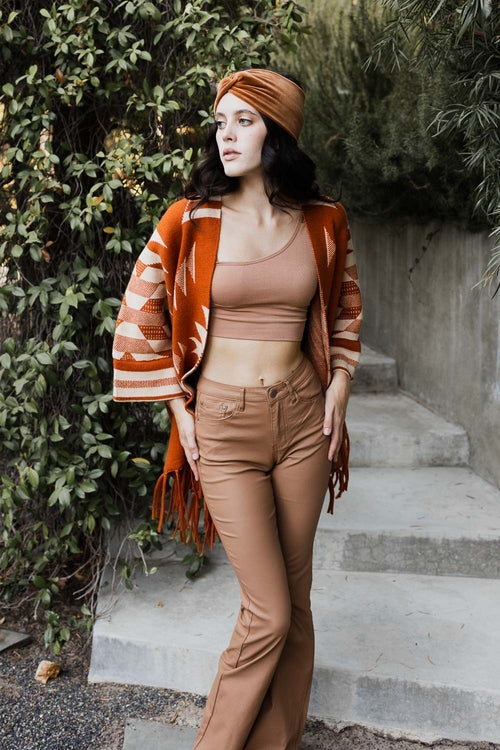 Aztec Fringed Ruana