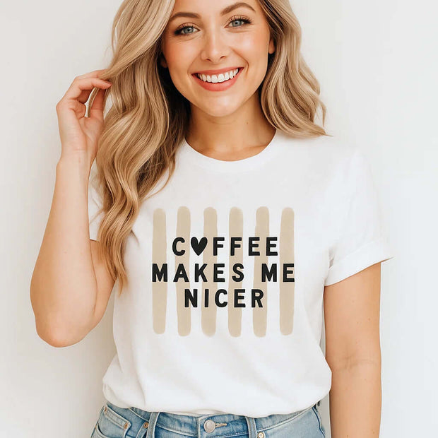 T-shirt Nicer Coffee