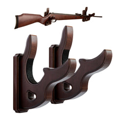 TESLYAR Gun Rack Wall Mount Hold Up Displays Horizontal Gun Rack