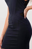 Mesh Insert Bodycon Dress