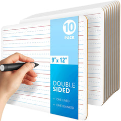 10 Pack Dry Erase Lapboards 9x12 Inch