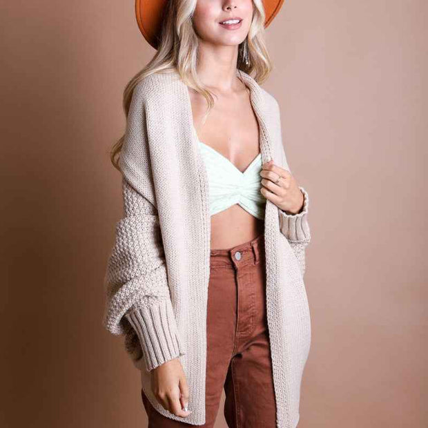 Batwing Knit Cardigan