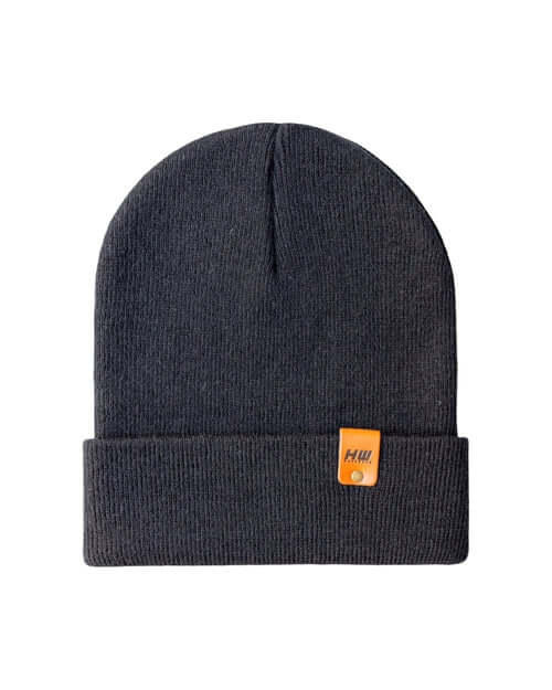 Black Charcoal  Beanie