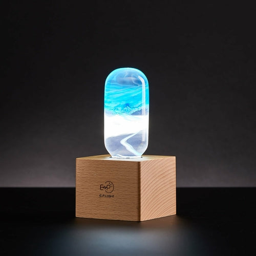 Blue LED Lamp