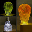 Artistic LED Resin Light Bulb Decorative Lamp