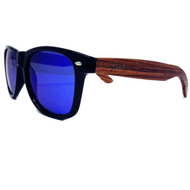 Zebrawood Blue Sunglasses