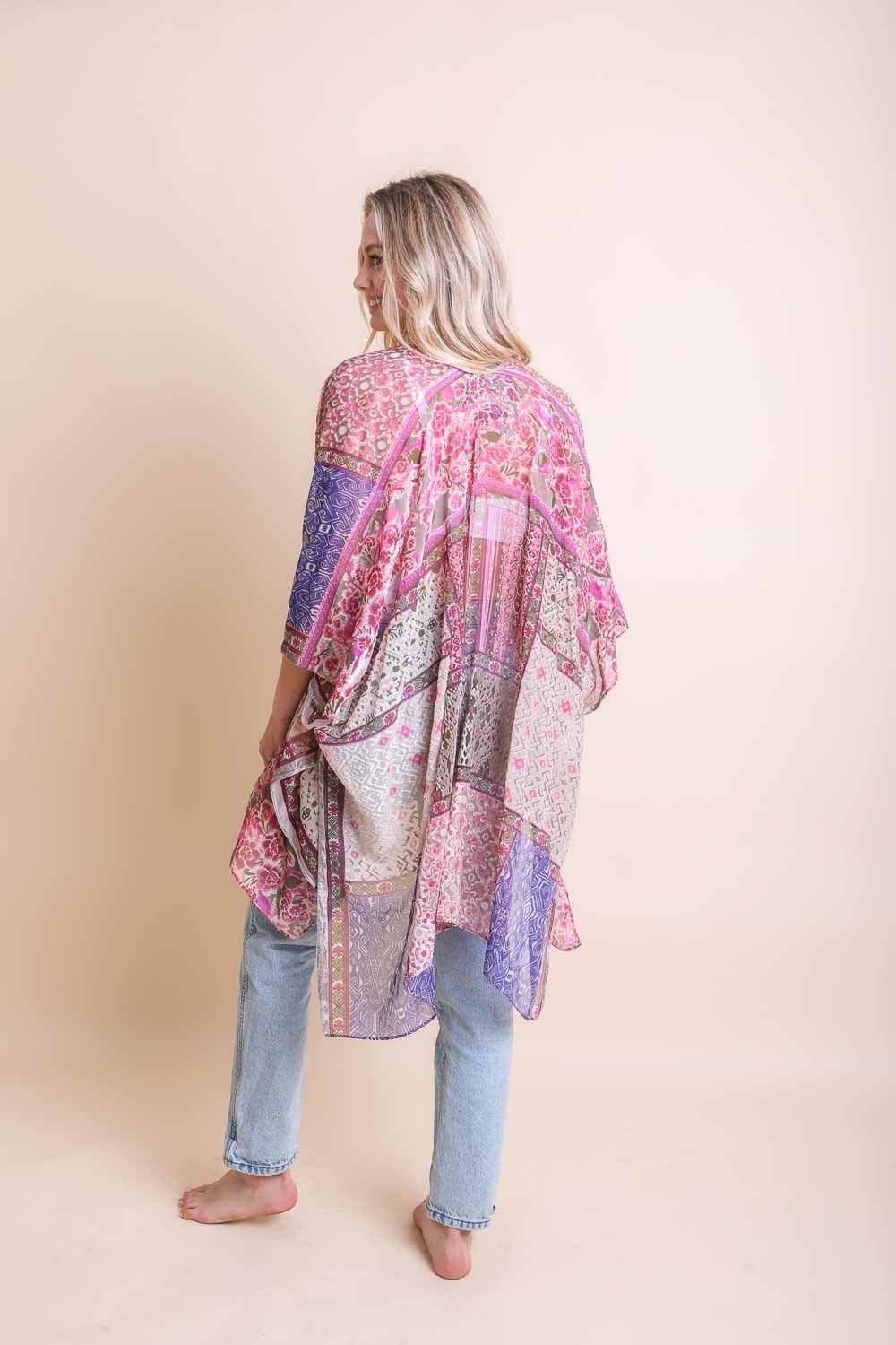 Boho Velvet Kimono