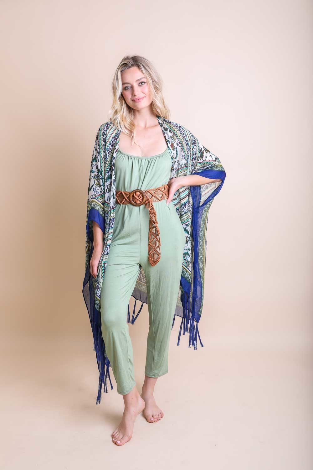 Diamond Tassel Kimono