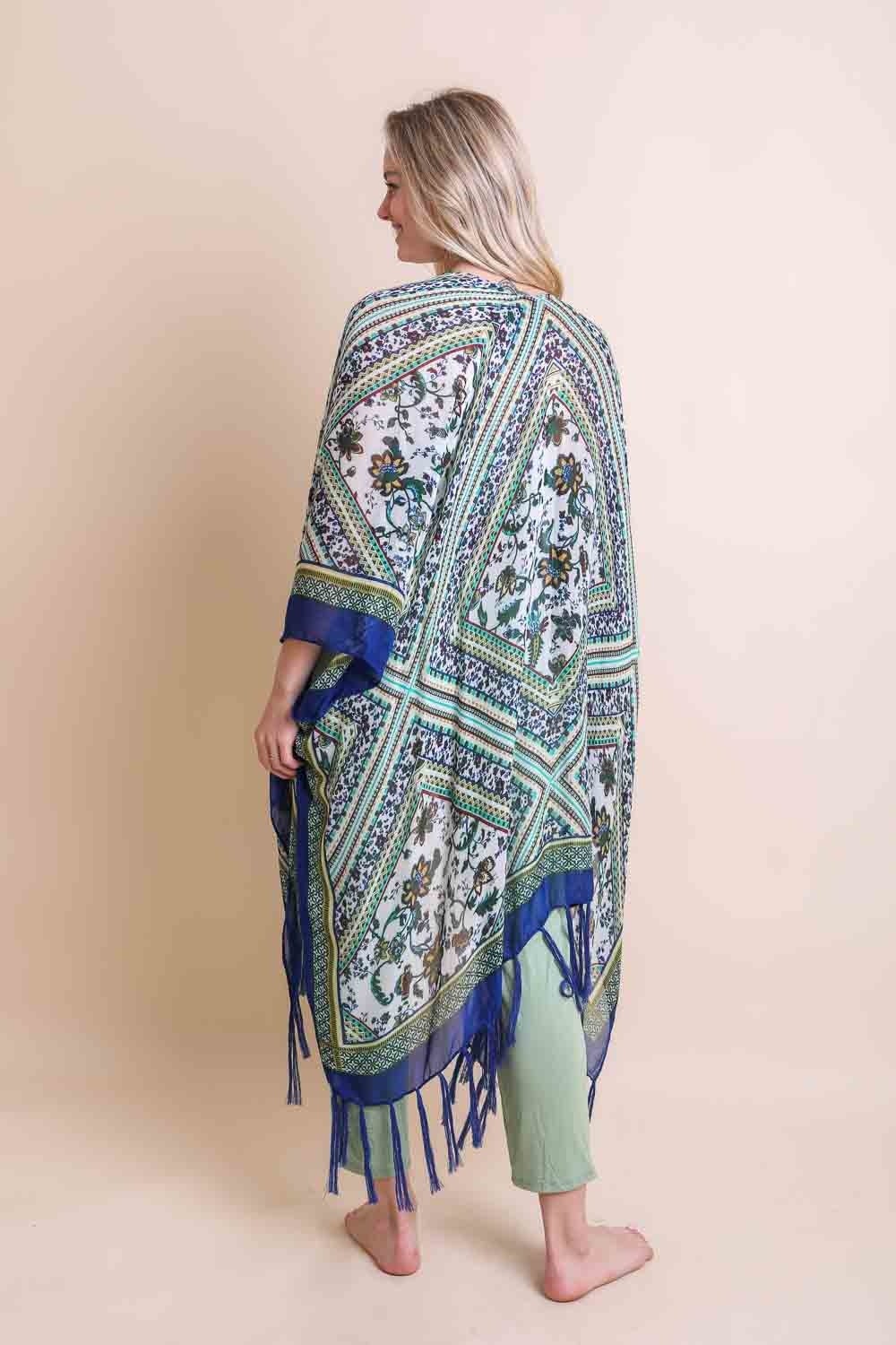 Diamond Tassel Kimono
