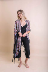 Bohemian Diamond Tassel Kimono