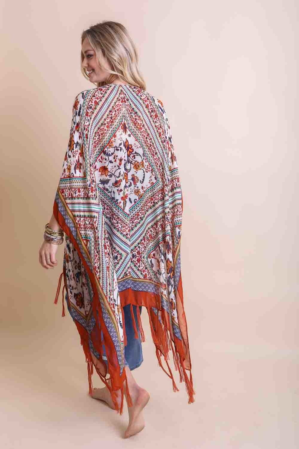 Diamond Tassel Kimono